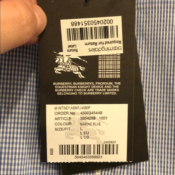 Burberry Brit bottom down shirt - Picture 3 of 8